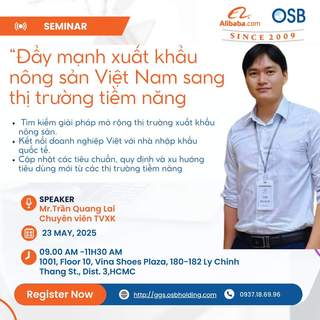 ĐẨY MẠNH XUẤT KHẨU NÔNG SẢN VIỆT NAM SANG THỊ TRƯỜNG TIỀM NĂNG